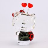 [スワロフスキー] SWAROVSKI Hello Kitty Ladybug サンリオ ハローキティー(てんんとう虫) 置物【並行輸入品】 1180910