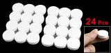 uxcell　圧縮フェイスパック　圧縮紙マスク　スキンケア　圧縮コットンフェイシャルペーパーマスク　DIYフェイシャルマスク　ホワイト　24個