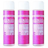 【 3本セット 】 ドクターブロナー Dr.Bronner's Magic マジック トナー ローズ 150ｍｌ 3本セット 日本国内正規品