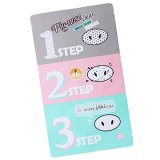 ★毛穴すっきり鼻パック★(Holika Holika ホリカホリカ) ピッグ ノーズ クリア ブラック ヘッド 3-step キット 10枚
