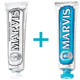 SET Marvis Aquatic Mint 75ml + Marvis Whitening Mint 75ml