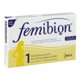 Femibion 孕妇叶酸+D3+B族维生素+碘口服片1号 （备孕到孕期第12周）60粒