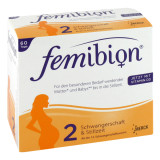 Femibion 孕妇叶酸+D3+DHA+B族维生素+碘胶囊口服片套装2号 （孕期第13周到哺乳期）