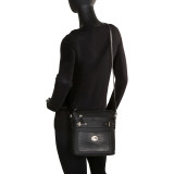 Croco Belting North South Crossbody