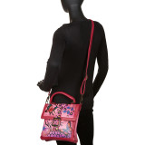 Hand Painted Flap Saddle Bag