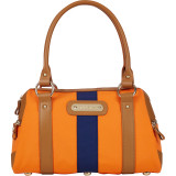 Doctor Bag Stripe Satchel