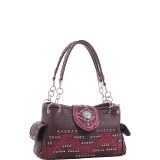 Laurie Western Satchel Handbag
