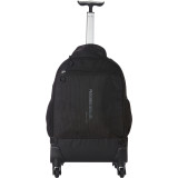 Roll On Back 4-Wheeled Double Compartment 17" Computer Backpack