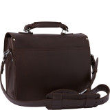 16" Pro Leather Laptop Briefcase