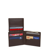 Men's RFID Blocking Wallet Leather 11 Slots Flip ID