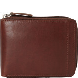 Men’s RFID Zippered Wallet with Removable Passcase