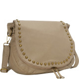 Studded Washed Cross Body Bag