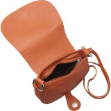 Soft Italian Leather Saddle Bag