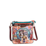 World Tour Print Crossbody