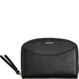 Leather Zipper Coin Wallet