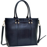 Gold-Tone Python Snakeskin Large Tote