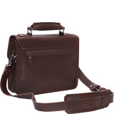 Cowhide Leather Messenger Laptop Bag
