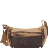 Stylish Canvas Leather Shoulder Bag