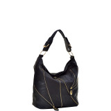 Zipper Front Hobo