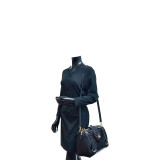 Structured Satchel with Zip Top Closure