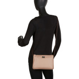 Pebble Leather Tech Crossbody