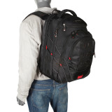 新秀丽Samsonite WHARTON 商务休闲电脑双肩背包 36B*09001 黑色