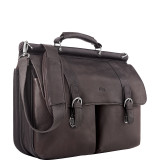 Premium Leather 16" Laptop Briefcase