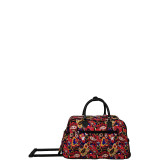 Iridescent Paisley 21" Rolling Duffel Bag