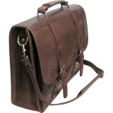 Heritage Distressed Brown Laptop Briefcase