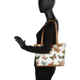 Butterfly Saffiano Tote