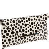 Patent Clutch In Polka Dot