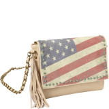 Vintage American Flag Shoulder Bag