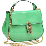 Patent Faux Leather Crossbody