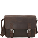 Full Grain Cowhide Leather Casual Messenger Bag