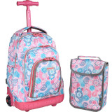 Lollipop Kids Rolling Backpack with Lunch Bag (Kids ages 3-7)