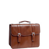 V Series Flournoy Leather Double Compartment Laptop Case