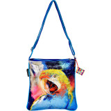 I Love Summer Coated Foiled Canvas Crossbody