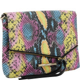 Britt Python Clutch
