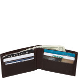 Nappa Soft Leather Slim Wallet w/ 6 Credit Card Slits