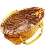 Gerda Retro Lace Side Pockets Tote Bag