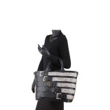 Medium Tote with Buckle Details