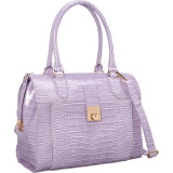 Essie Glossy Crocodile Pattern Satchel