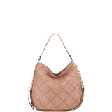 Dahlia Quilted Hobo By Mia K. Farrow