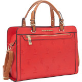 Logo Embossed Logo Satchel