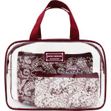 Mystique 3 Piece Cosmetic Bag Set