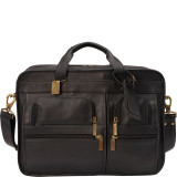 Italian Leather Briefcase-Matte Finish