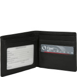 Mens Two-Fold W/Double Id Flap Wallet