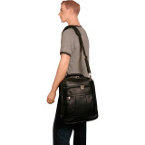 Lincoln Park Leather 15.4" Convertible Laptop Backpack