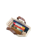 Small Square Striped Tote