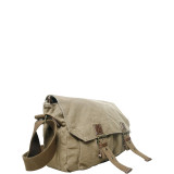 Washed Canvas Messenger Bag